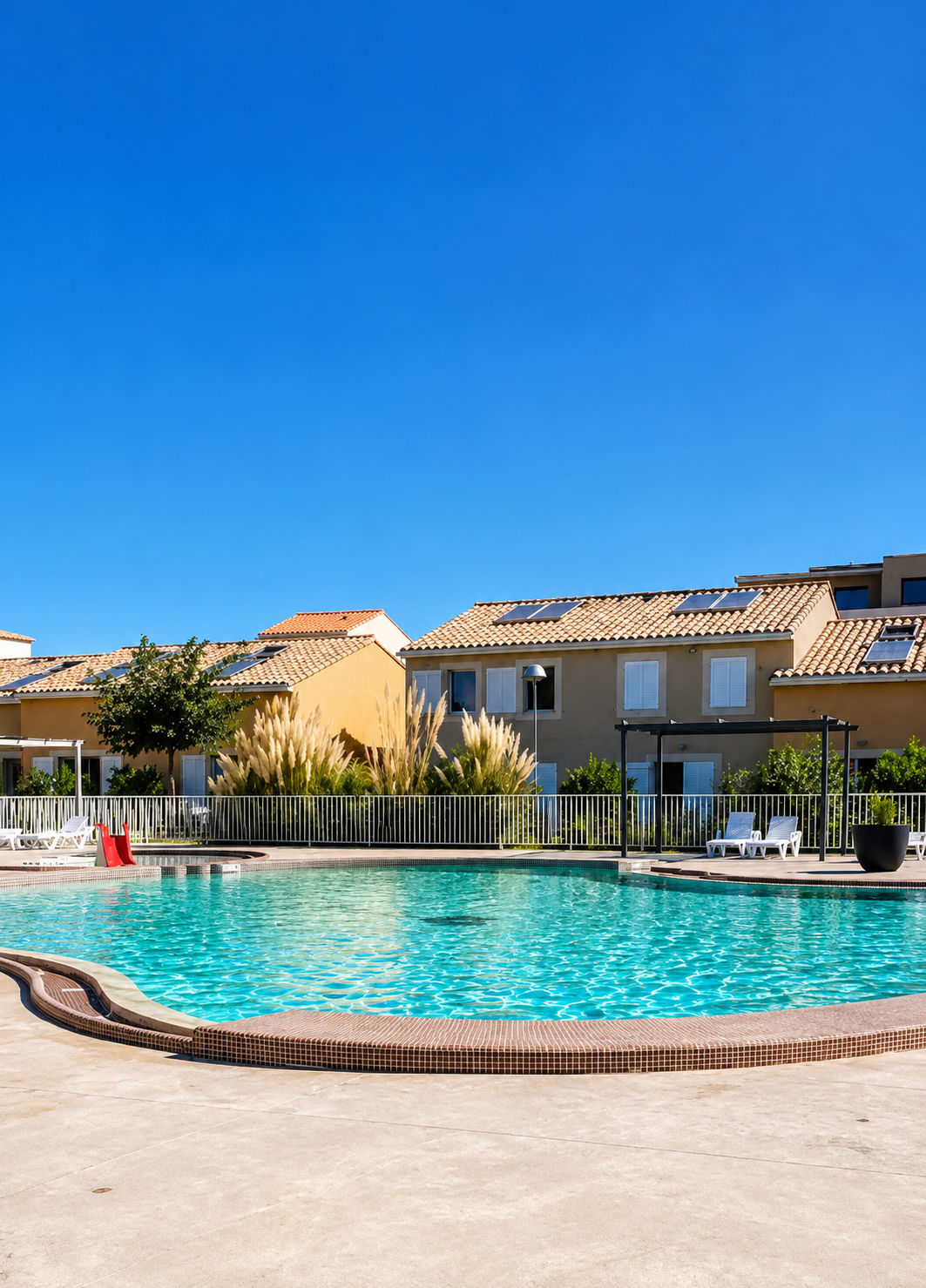 image Relax around the pool and enjoy the warmth of the sun.