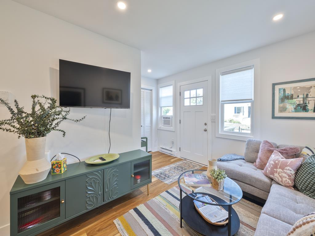 image Cozy living space with modern decor.