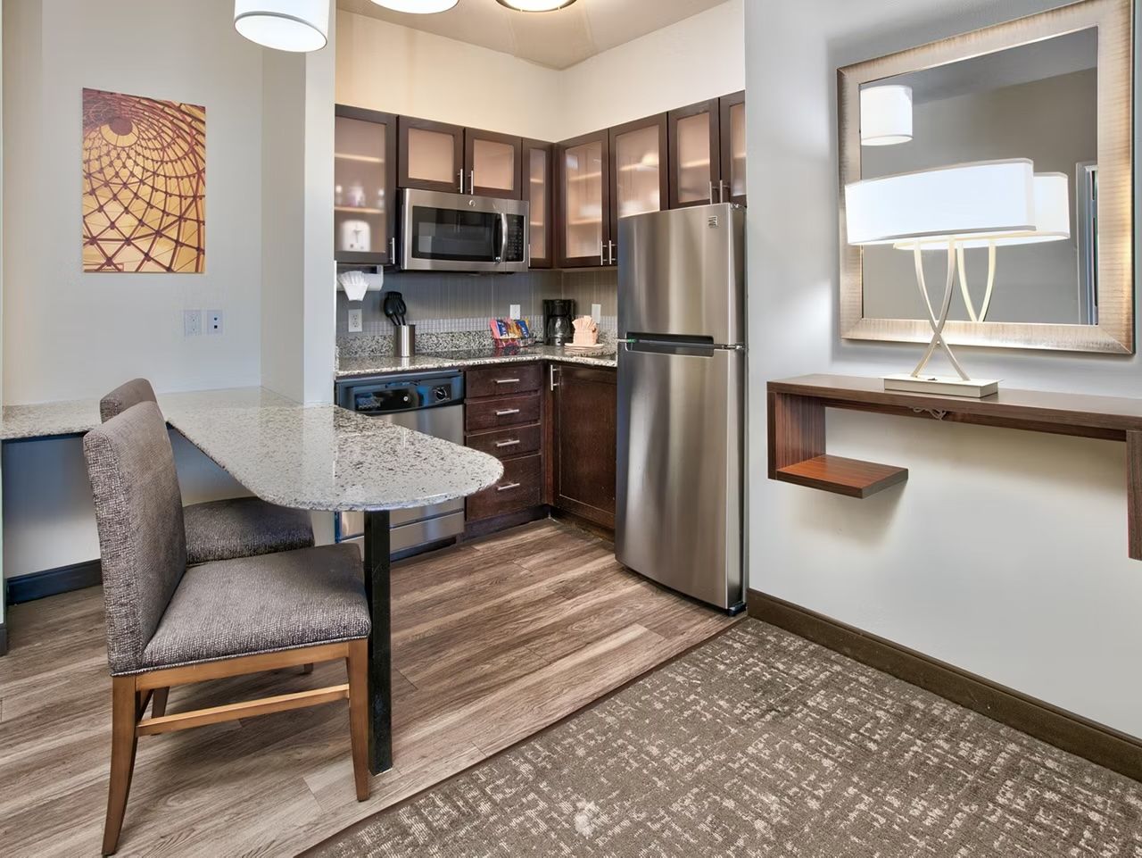 image Kitchen with appliances and counter space for cooking in
