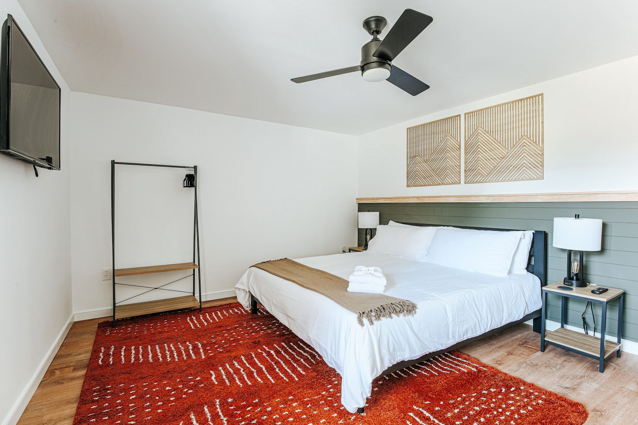 image Unwind in your serene retreat, showcasing minimalist elegance and comfort.
