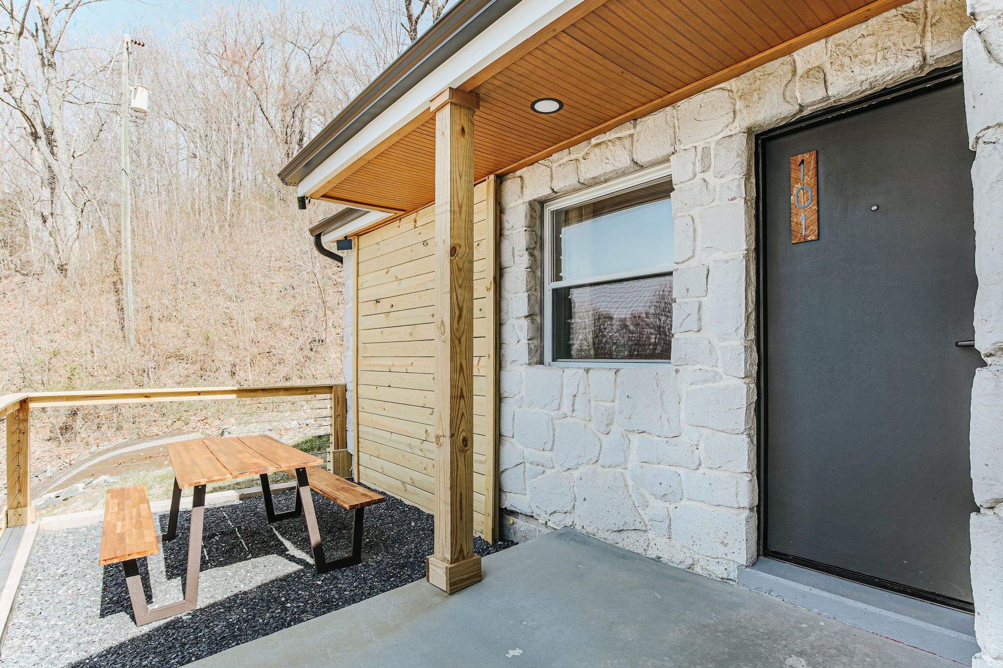 image Step outside and enjoy the shared resort grounds, with picnic seating perfect for meals or morning coffee.