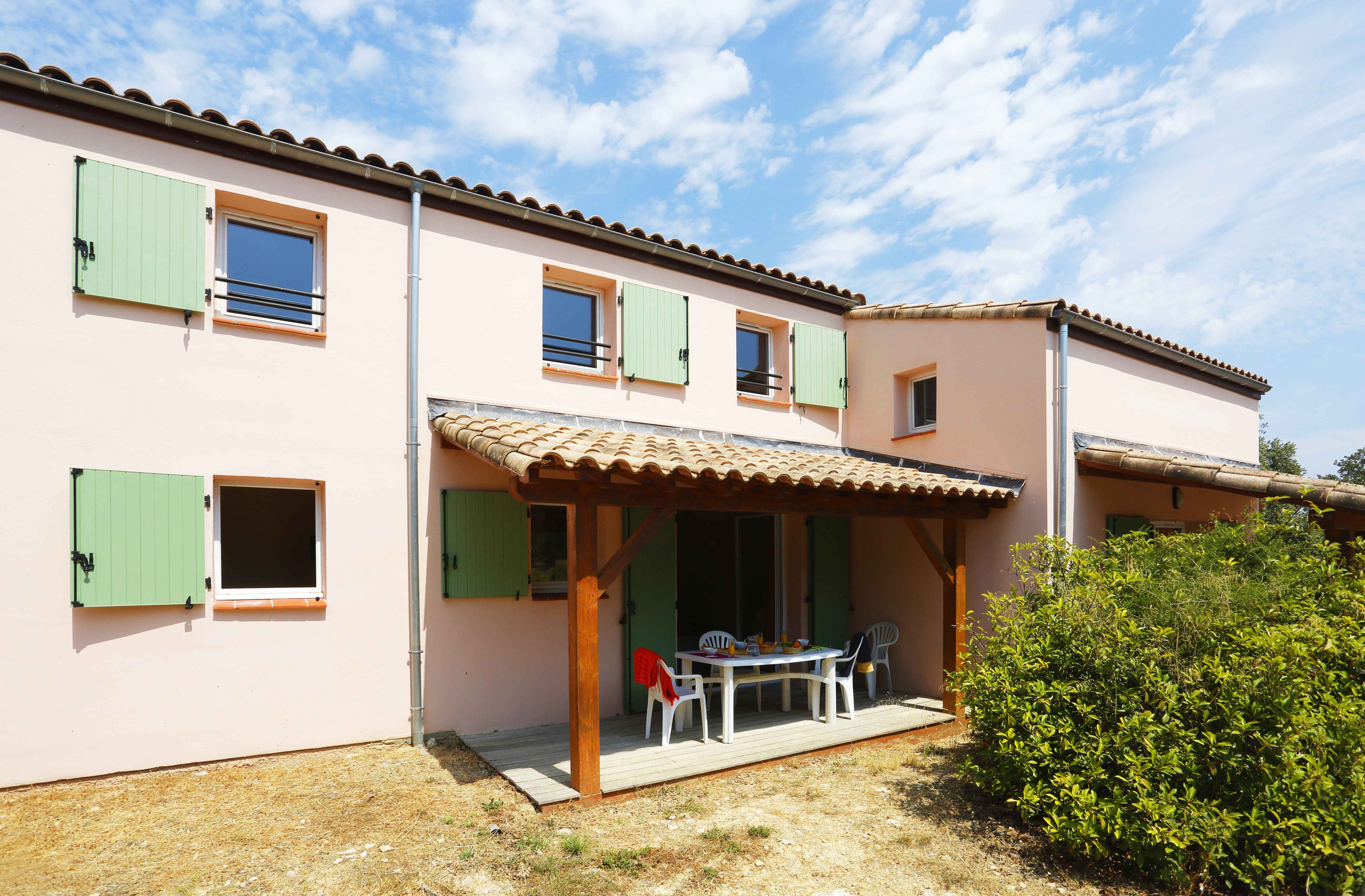 image The spacious stone duplex houses sit at the heart of the estate, offering generous living space for groups and families of up to eight.