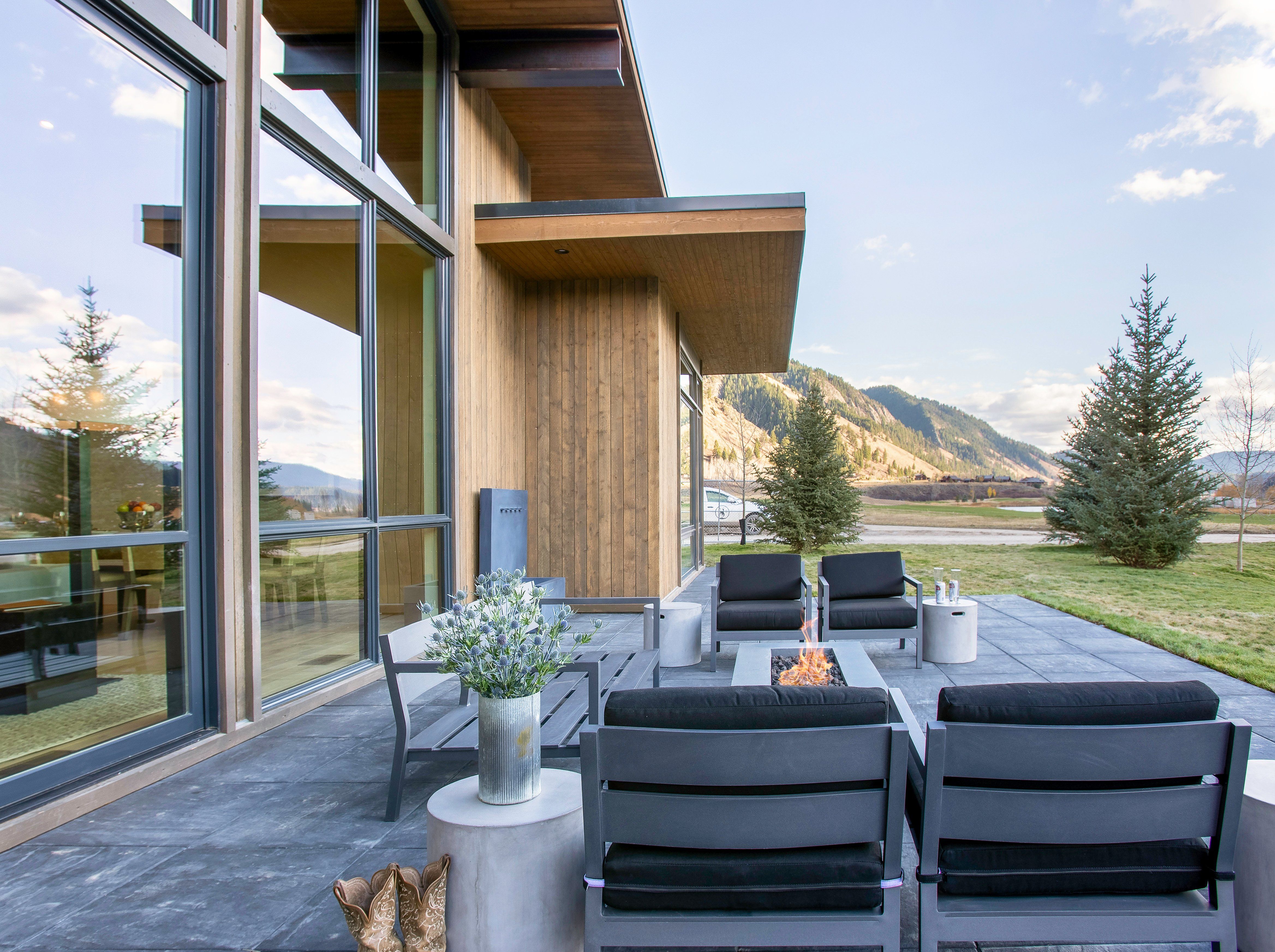 image Private deck with fire pit and BBQ grill overlooking the championship fairway