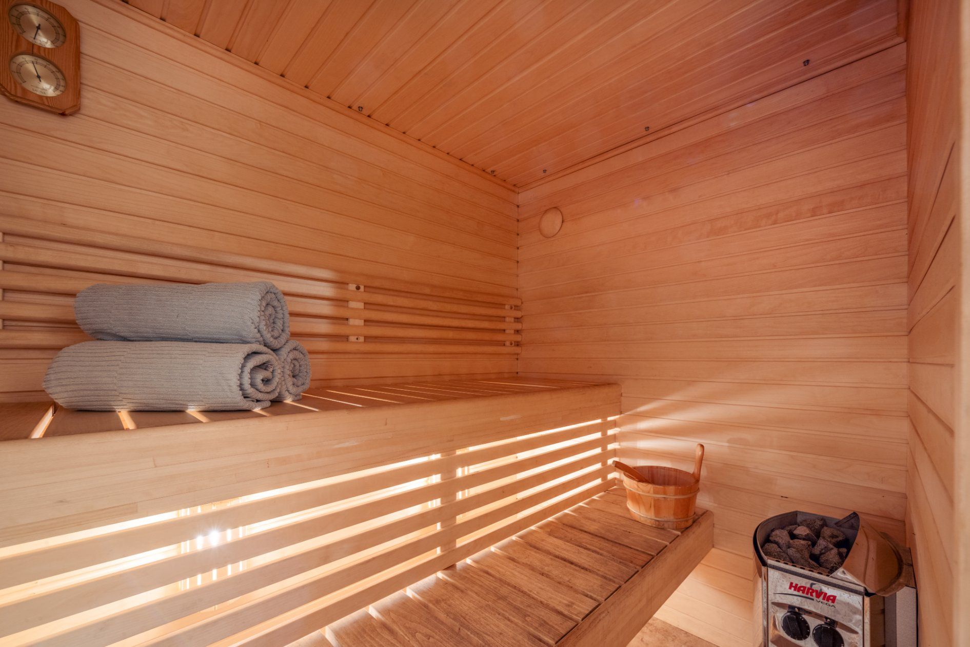 image Indulge in a moment of relaxation in the soothing sauna after a day on the pistes.