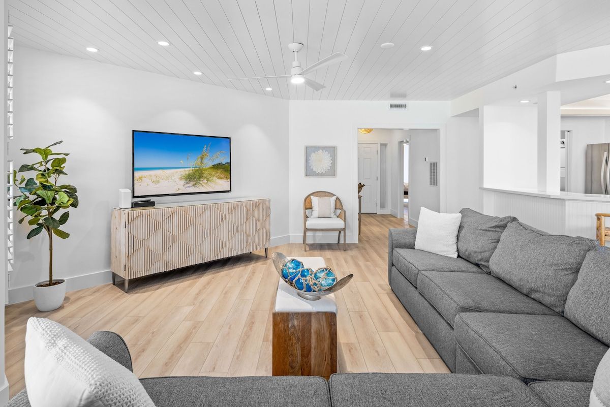 image The living room offers a place to unwind indoors.