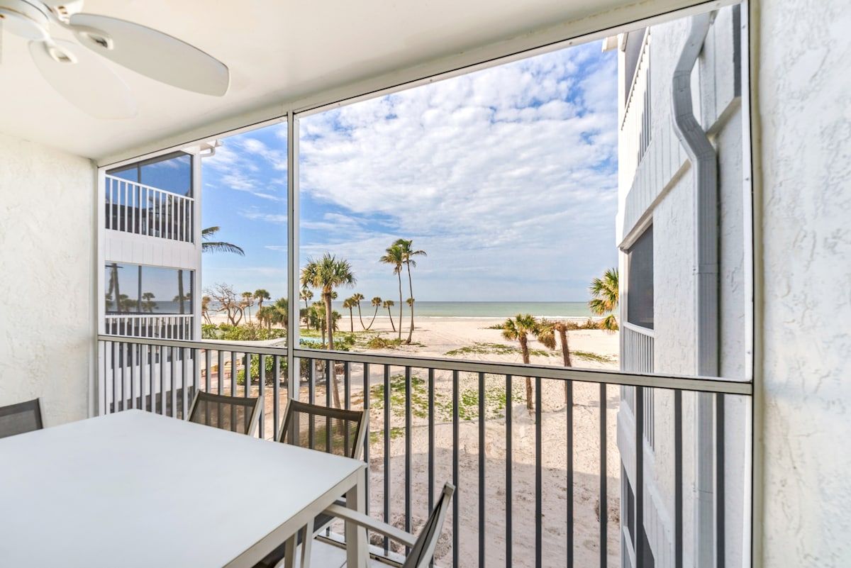 image The screened balcony offers a spot for fresh air.
