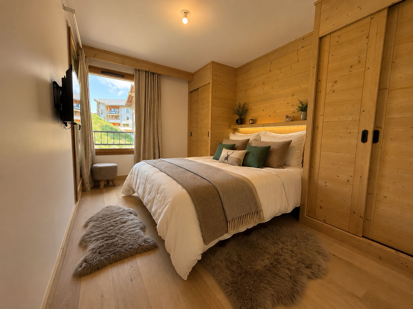 image Wake up to mountain views, then head down to the resort's spa for a relaxing massage.