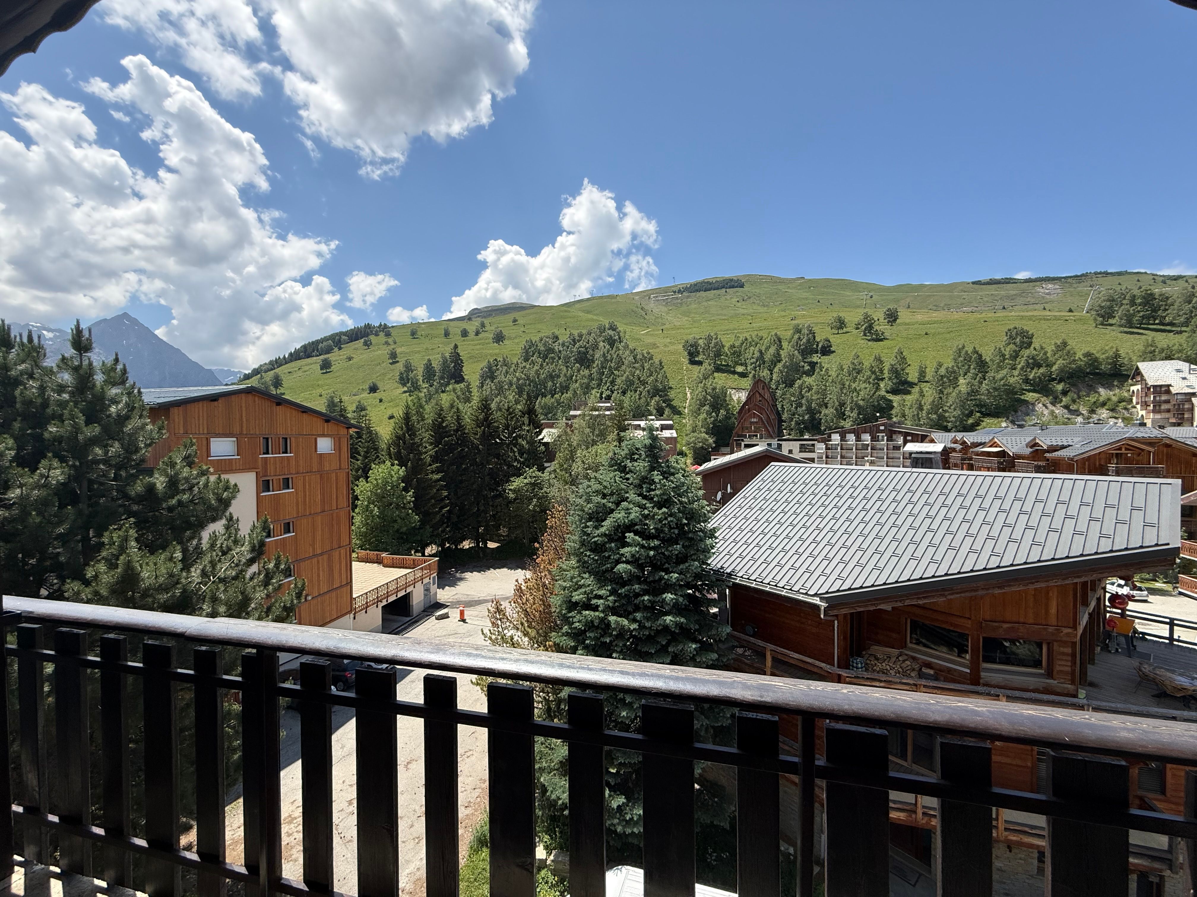 image Step onto the west-facing balcony for mountain views and afternoon sun.