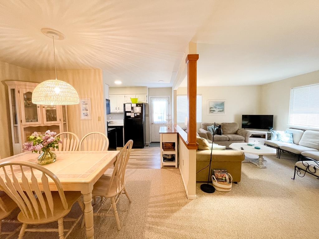 image Inviting open space connecting dining and living areas