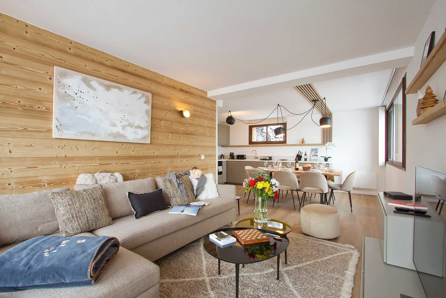 image Relax on the sofa with a hot drink after a day on the pistes.
