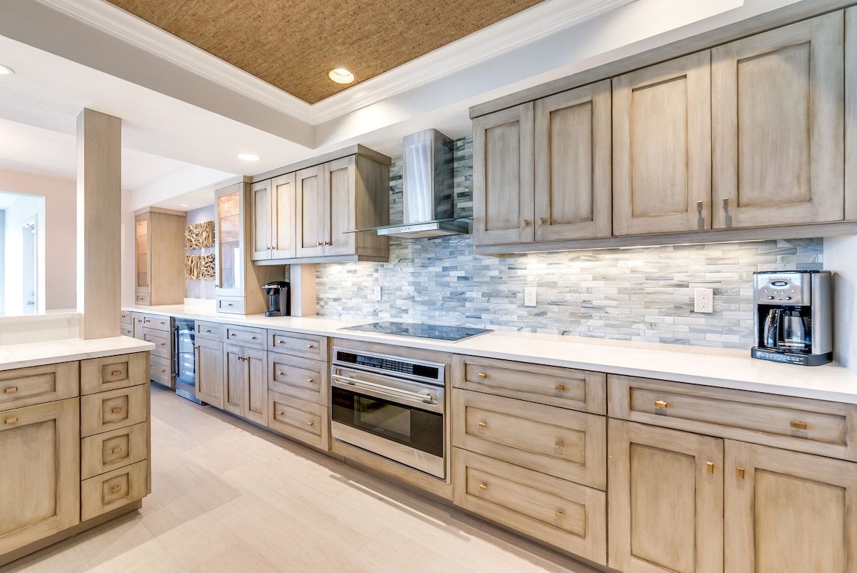image The kitchen is stocked with appliances for cooking during your stay.