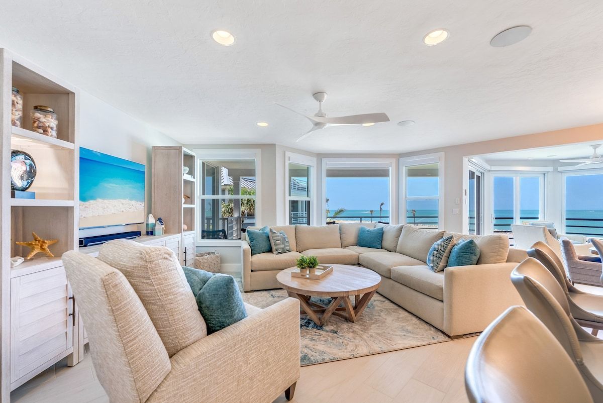 image The living area offers a place to unwind after a day out.
