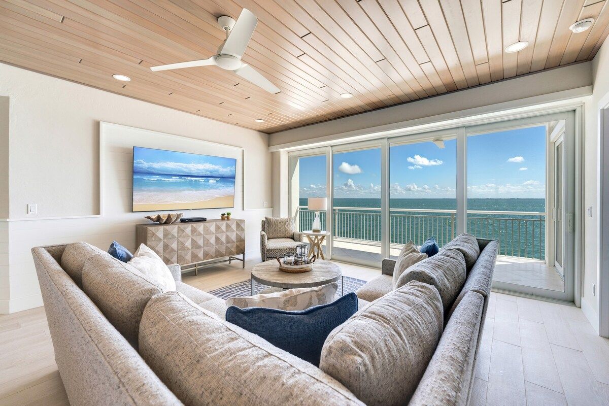 image The living room offers a place to relax indoors.