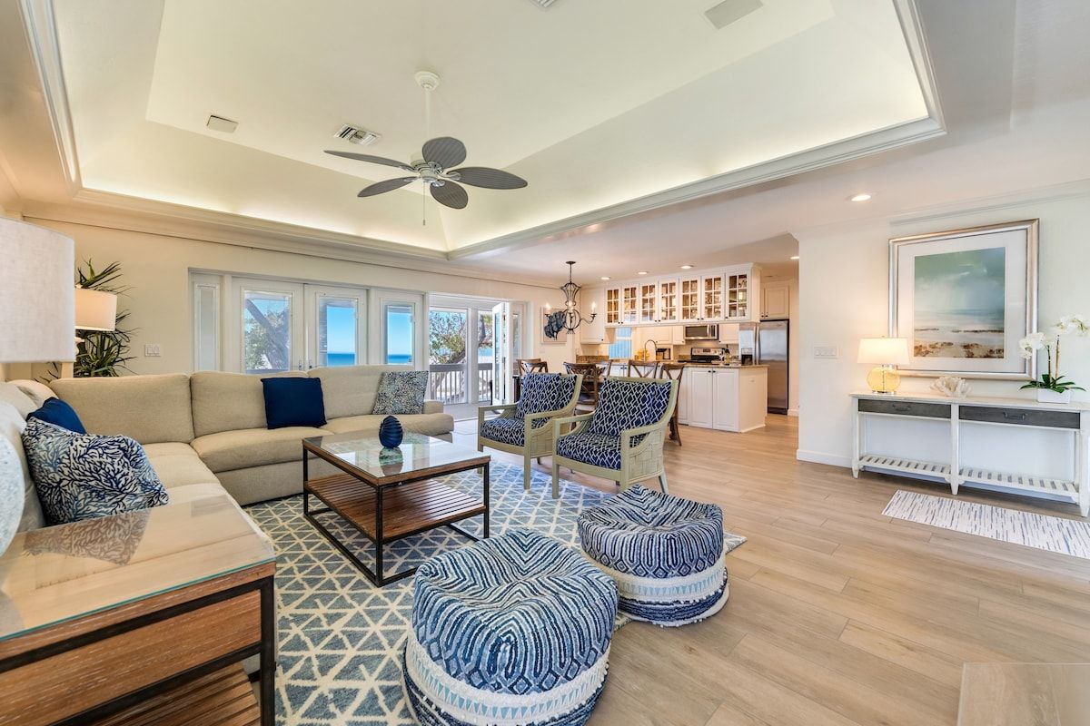 image Dining area and living room share one open space for gathering.