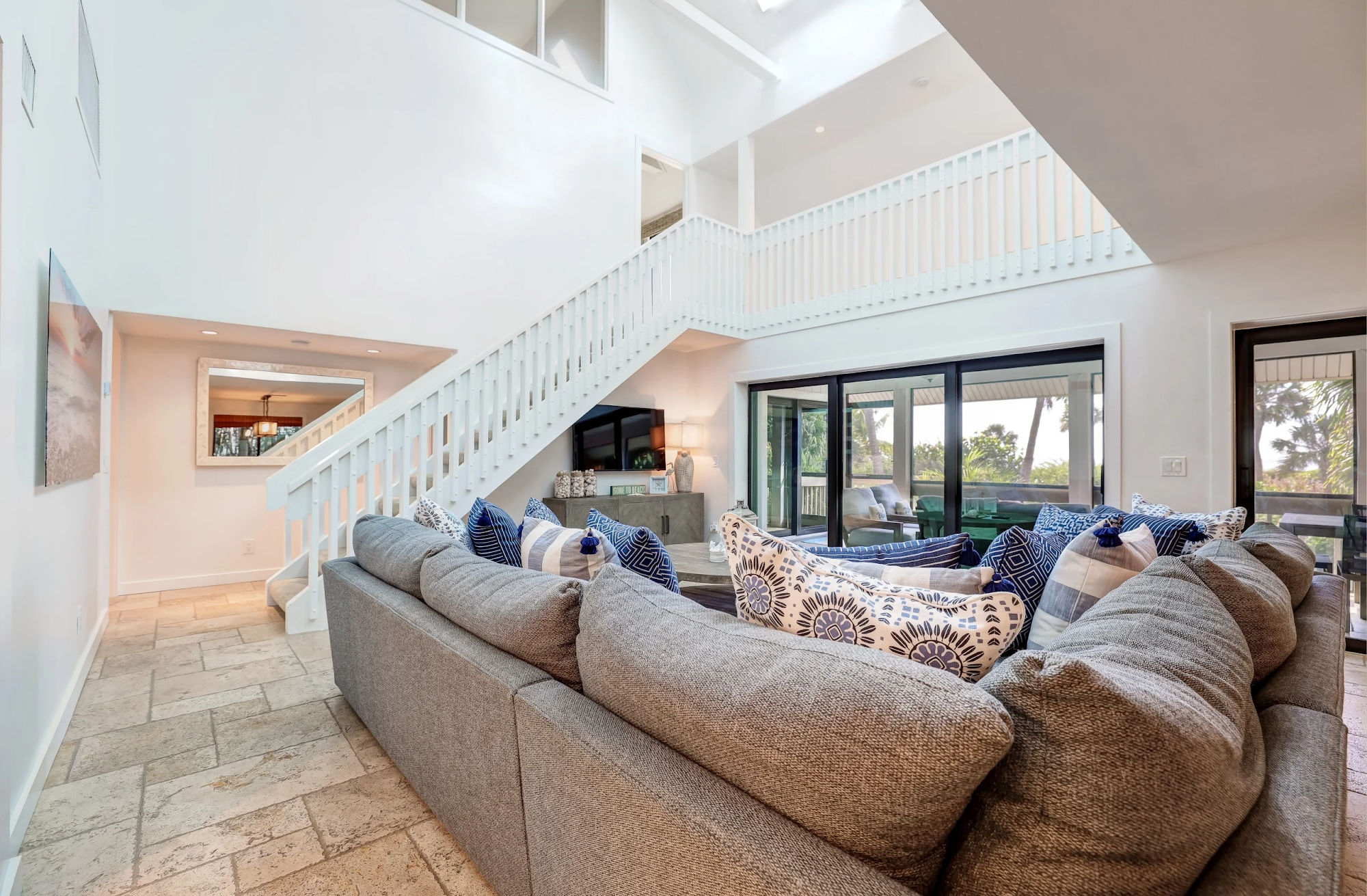 image Spacious open living room with abundant natural light