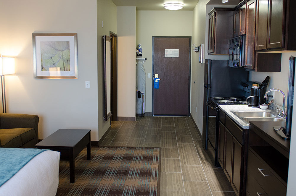 image Executive suite kitchen and living area
