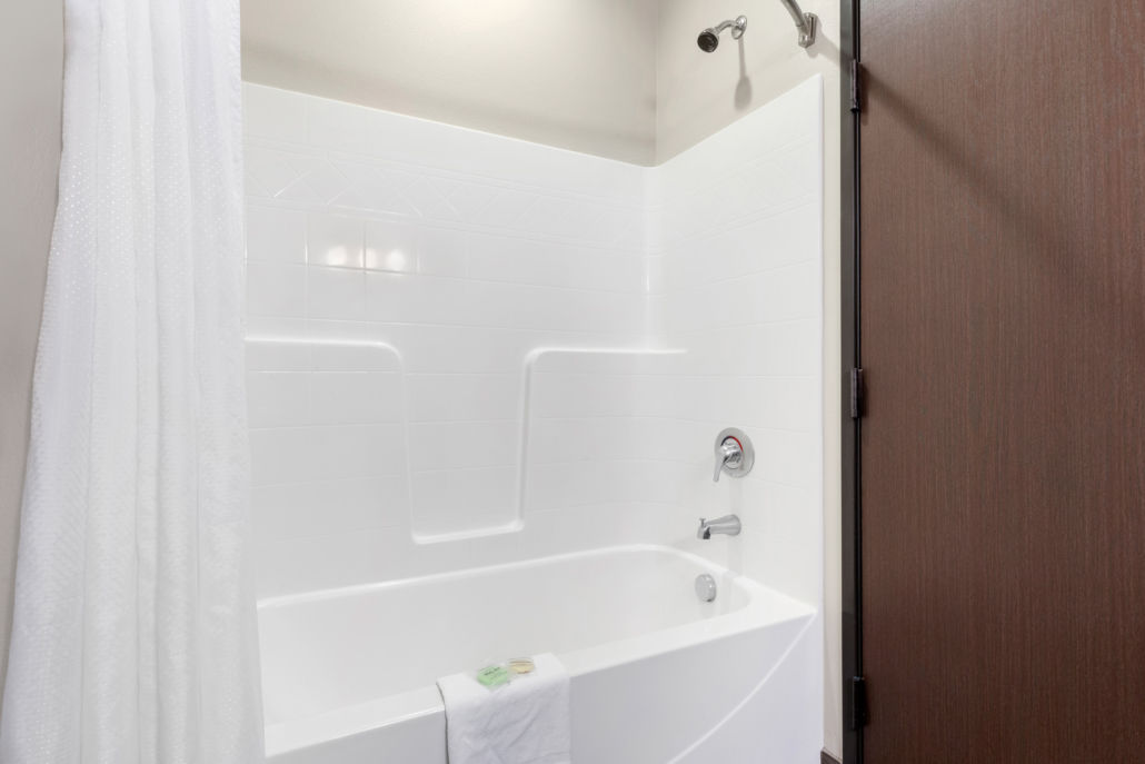 image Private bathroom with bathtub