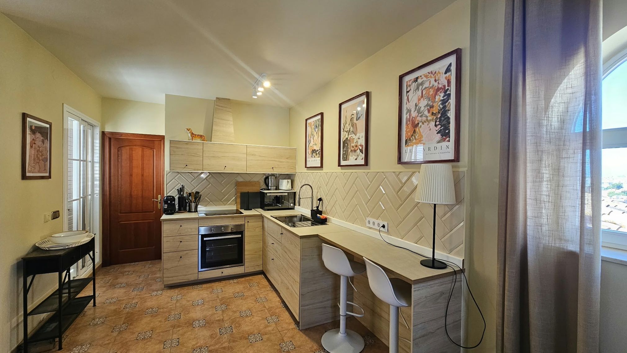 image Kitchen with modern appliances for self-catering