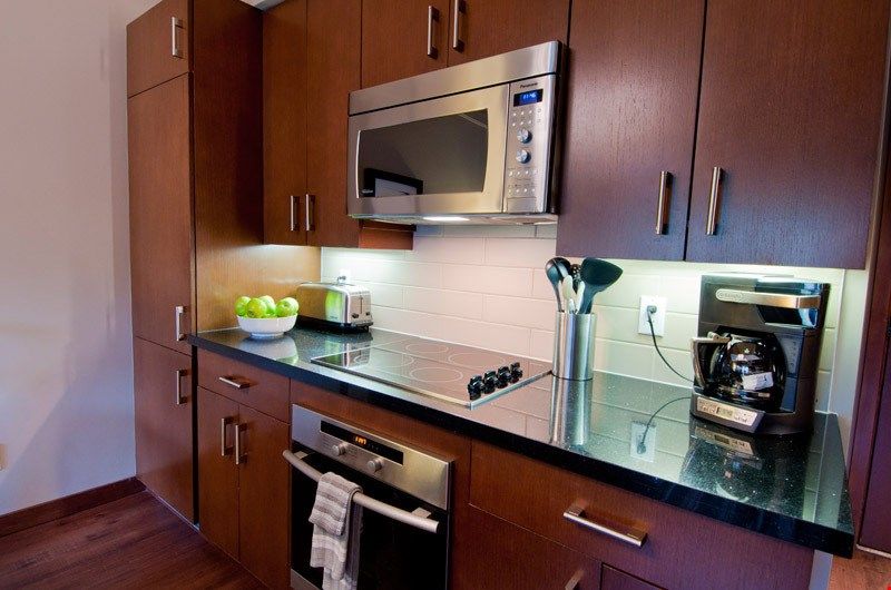 image Prepare meals in the comfort of your own fully-equipped kitchen.