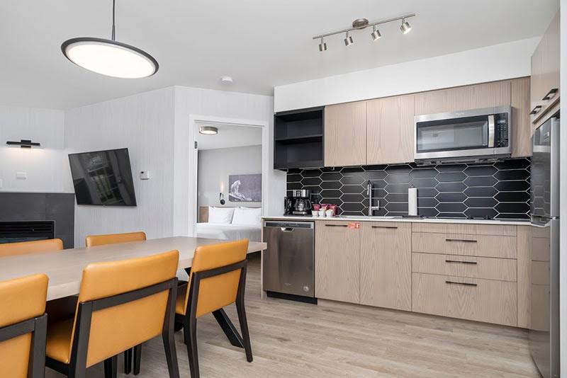 image A kitchen area makes your stay convenient.