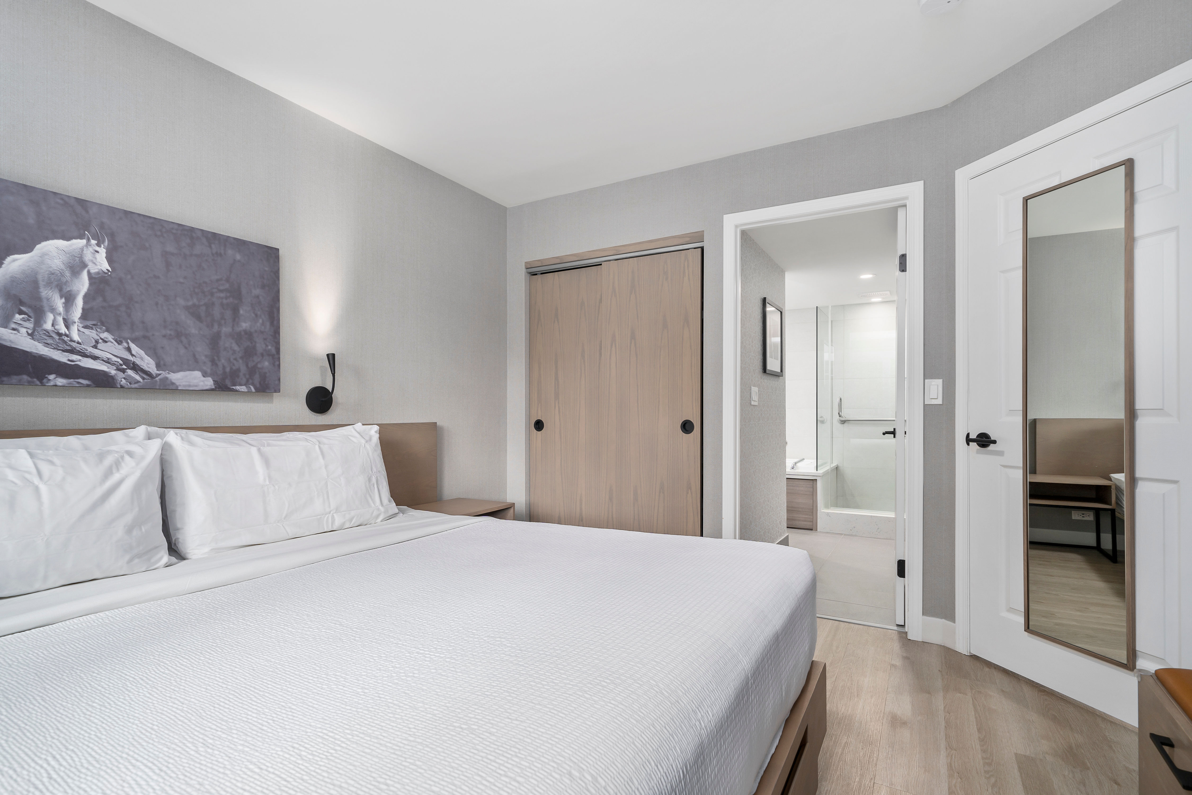 image Drift to sleep in a comfortable bed after a day outside.