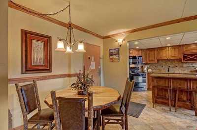 Reconnect with your loved ones over dinner at the dining table.