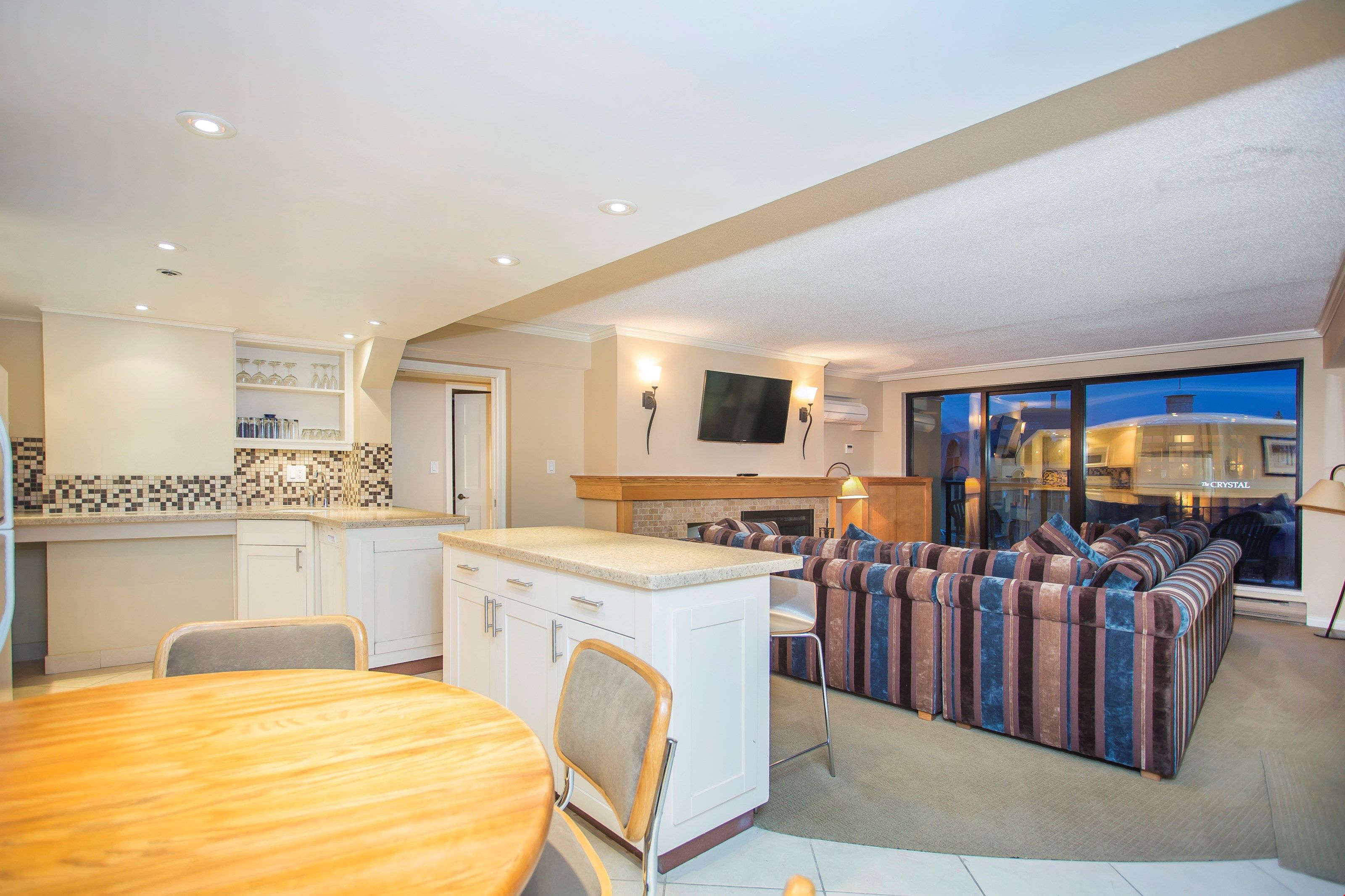 image Entertain and dine at the large dining table.
