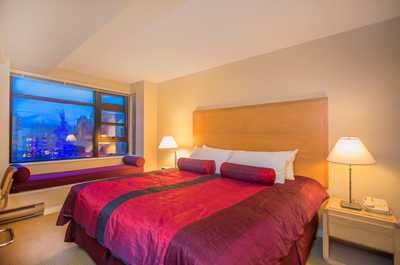 Get a good night sleep in the master bedroom.