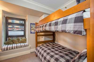 Bunk beds are great for sleeping the kids.