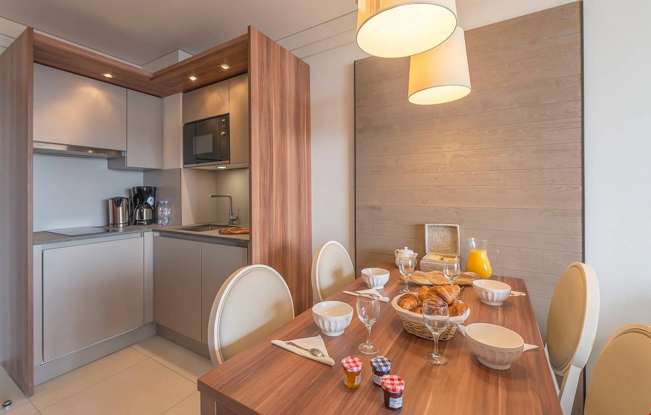image Prepare meals in the kitchenette.