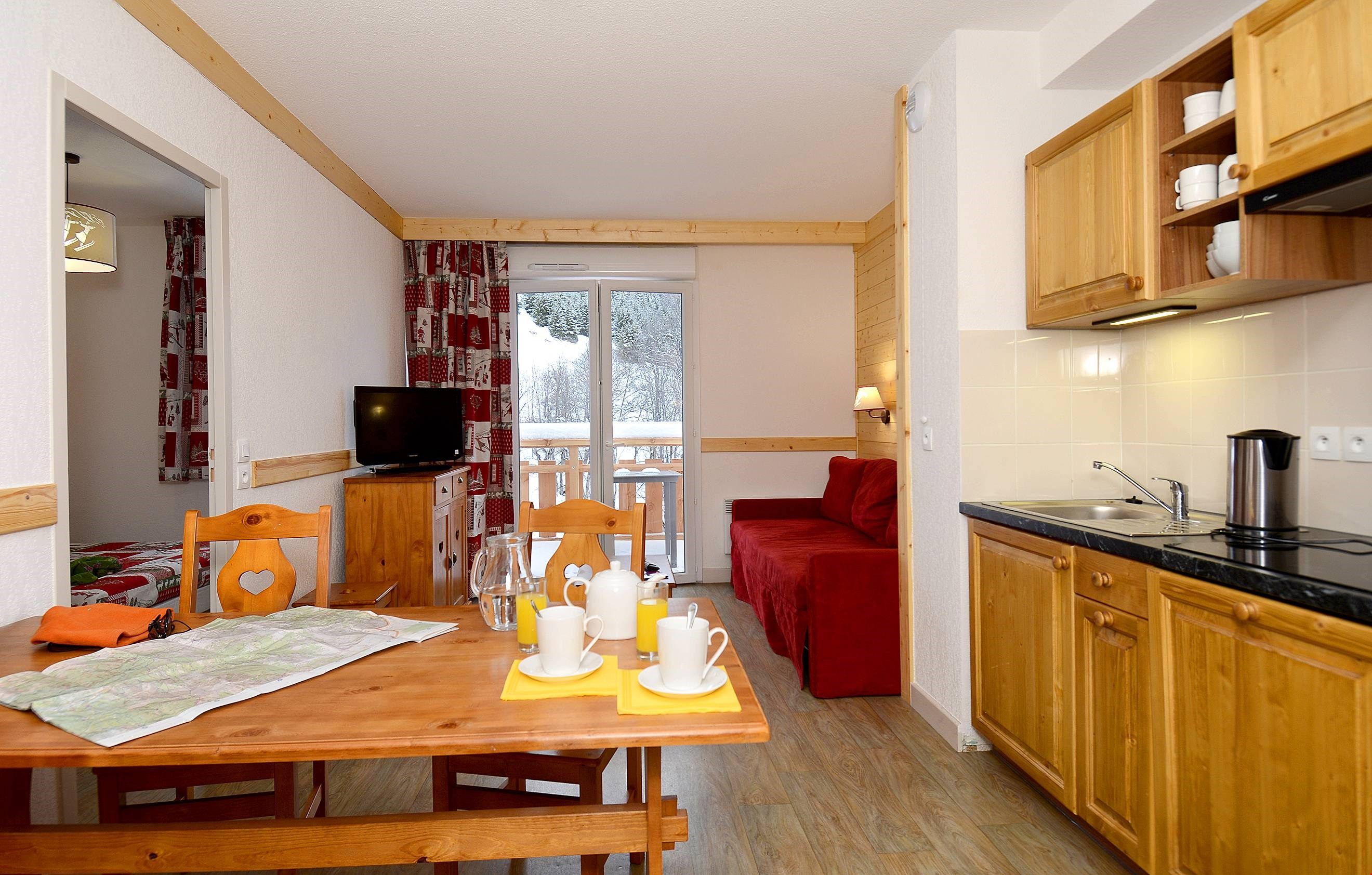 image Make a meal in your kitchenette.