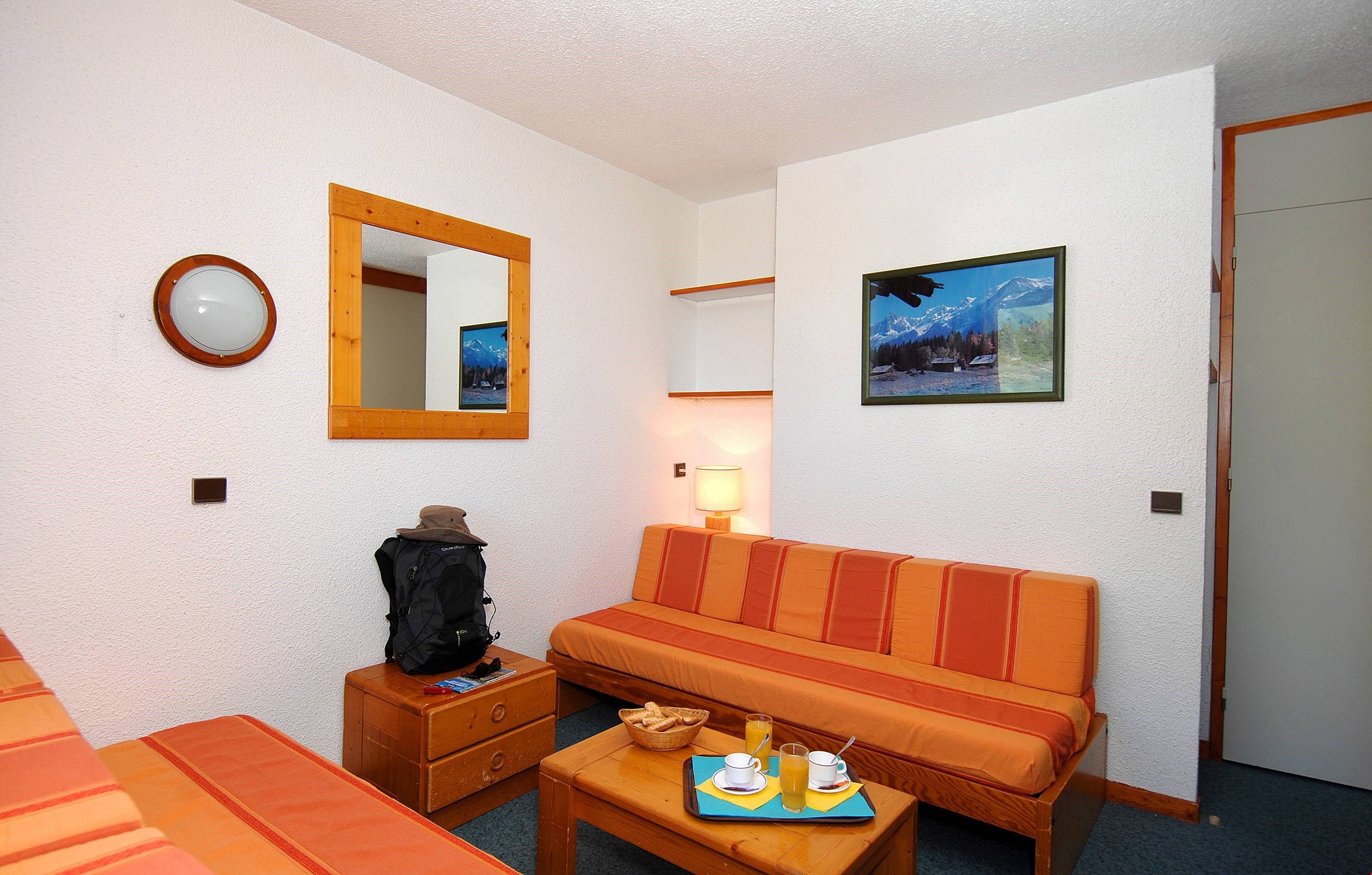 image There are Sofa beds and an additional Single bed in the living area.