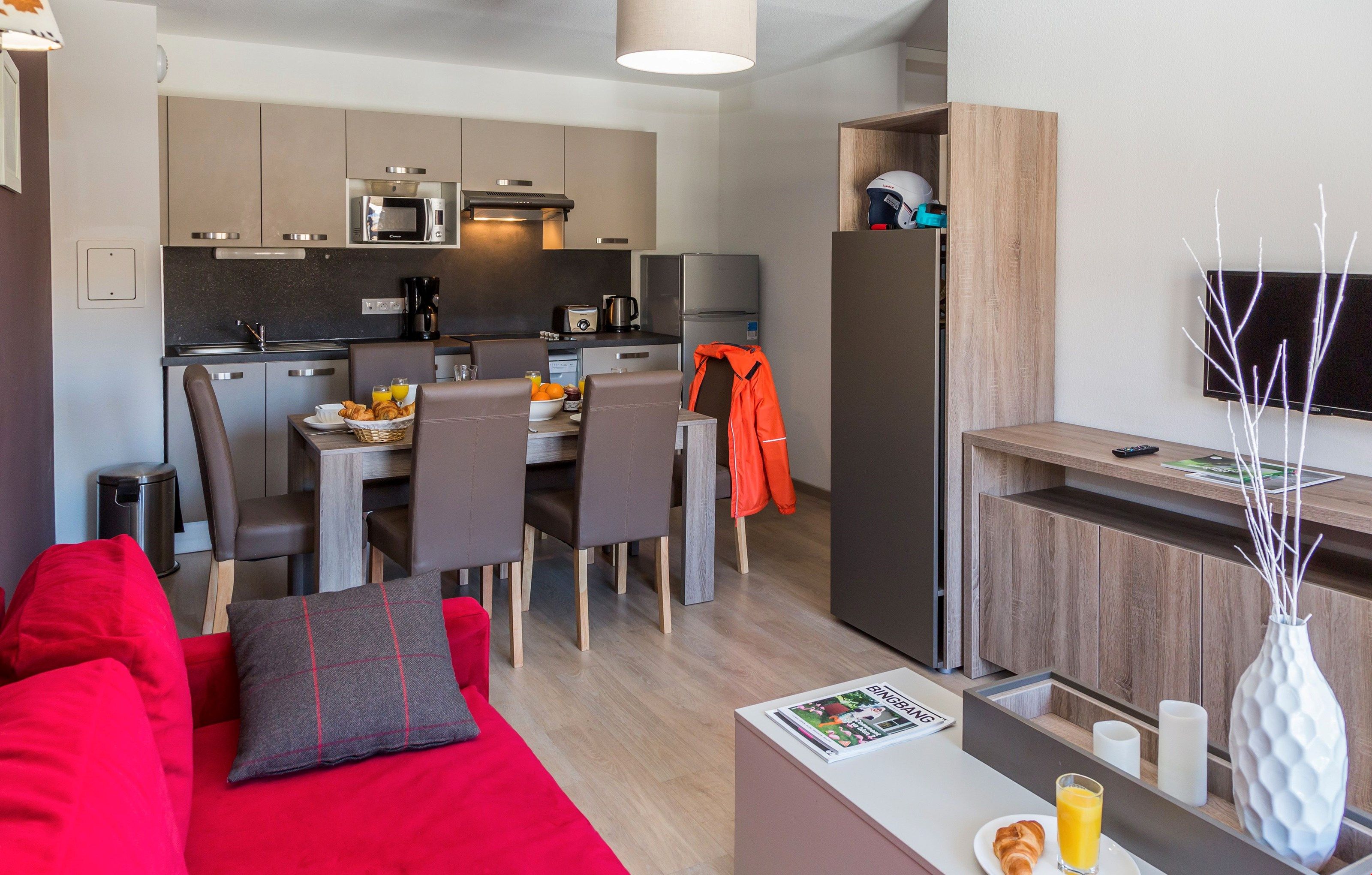 image Prepare meals in the kitchenette.