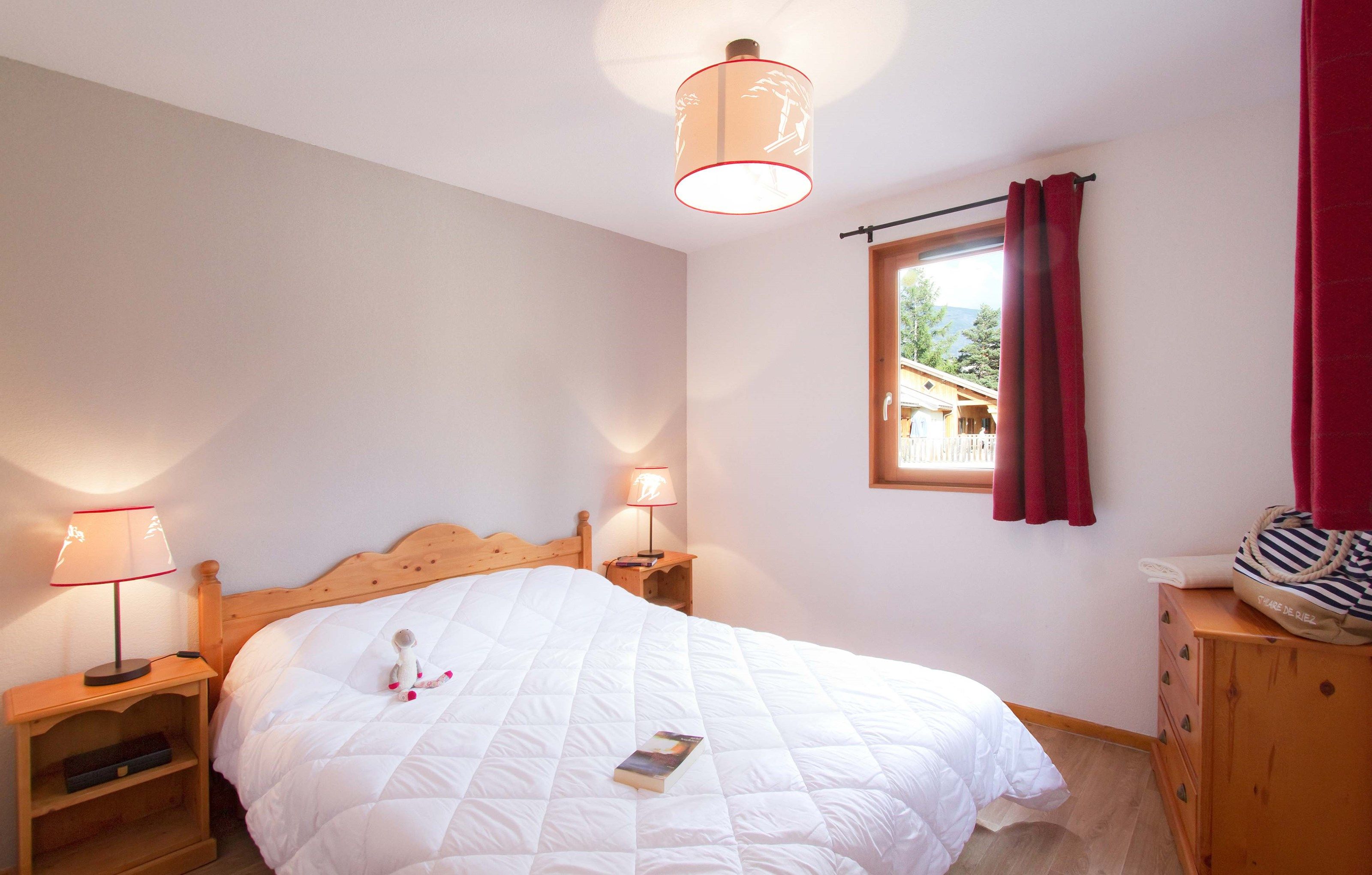image There's a Double bed in one of the bedrooms.