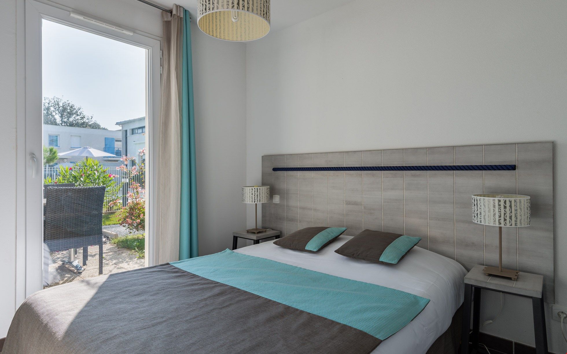 image Get a good night sleep in the master bedroom.