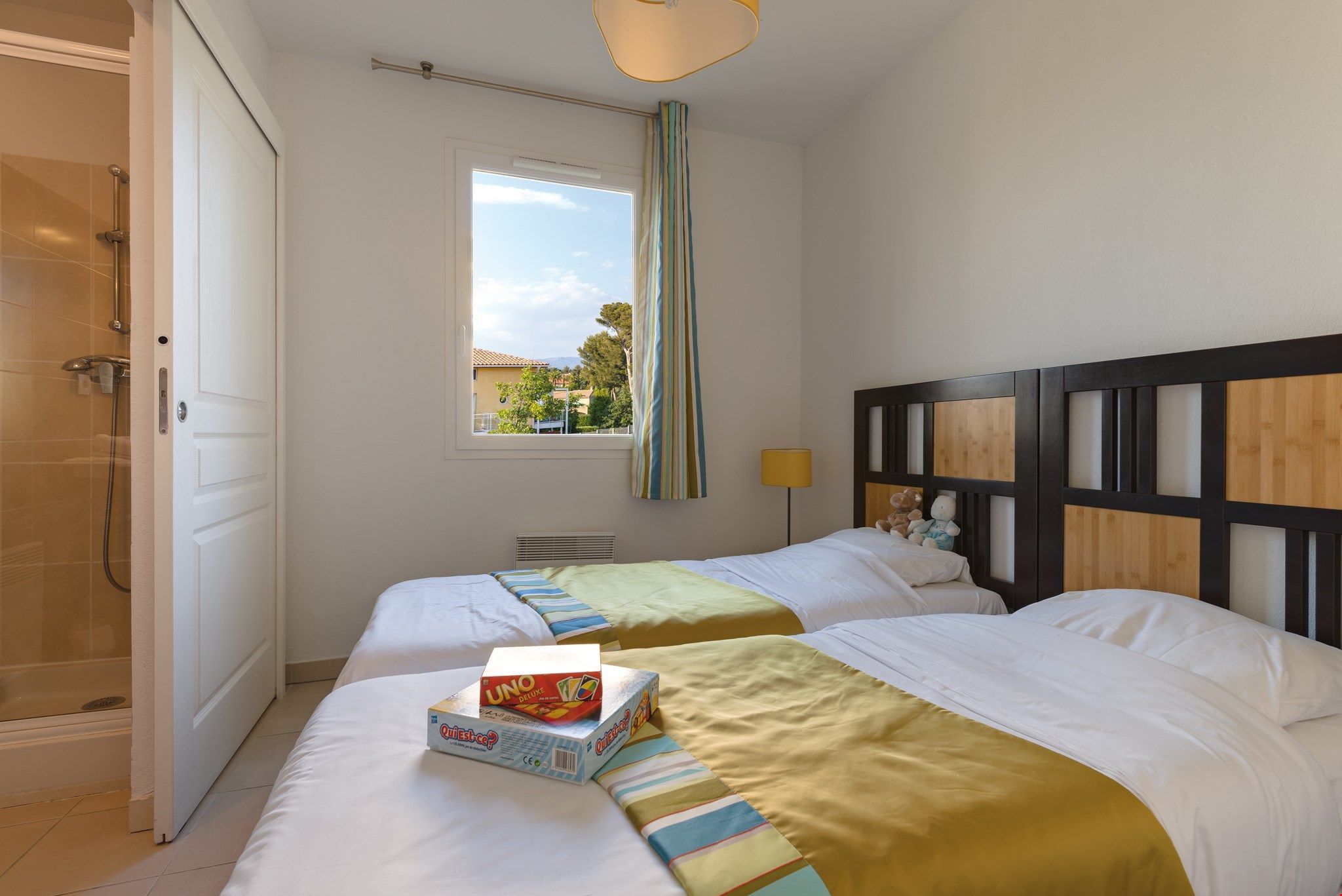 image Get a good night sleep in the bedroom with 2 Single beds.