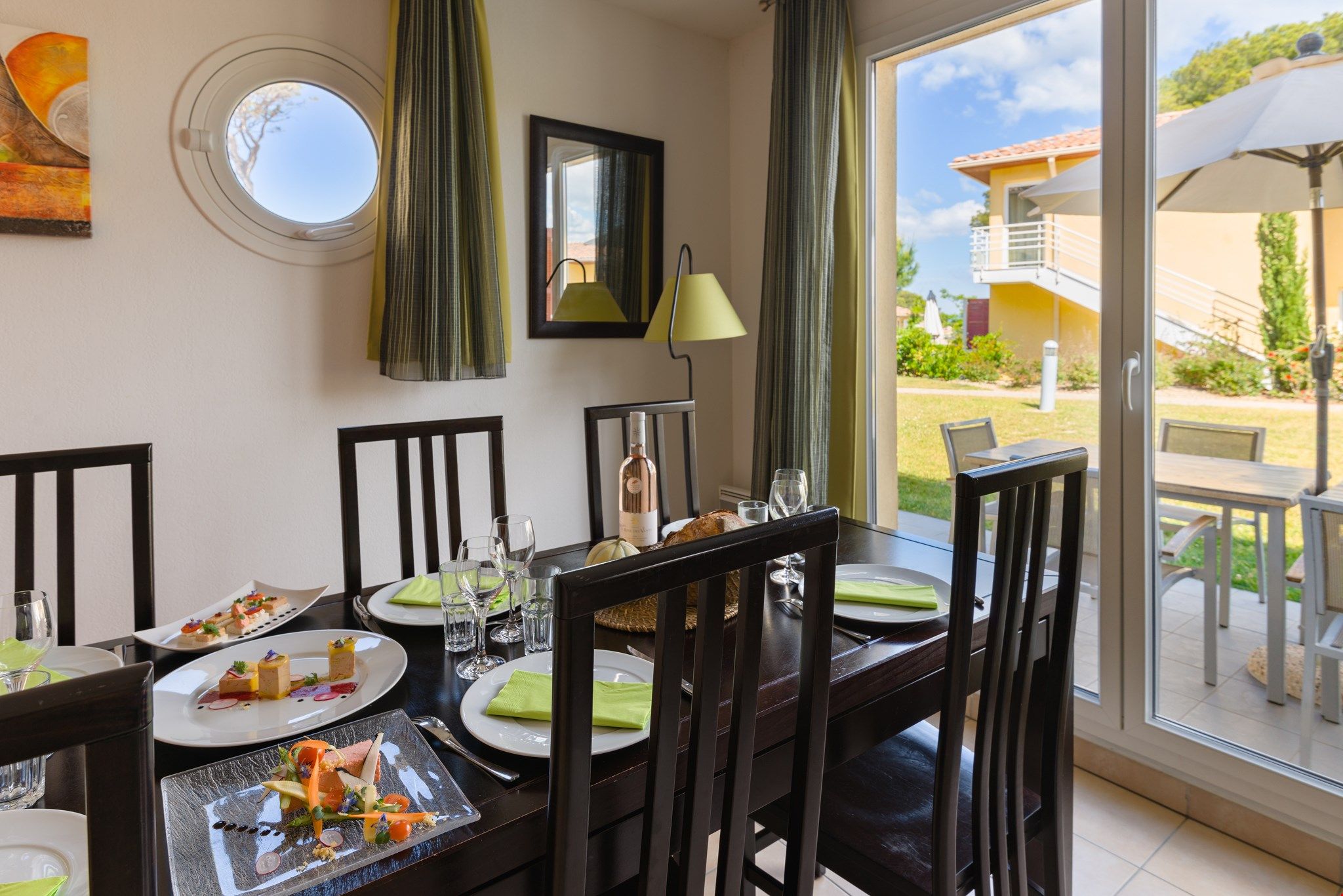 image Share meals and laughs at the dining table.