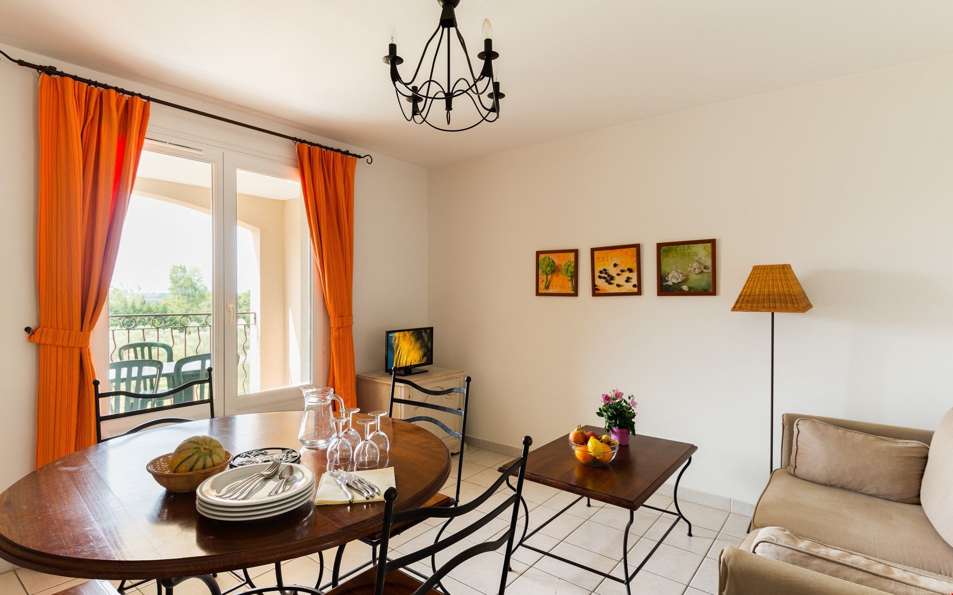 image Entertain and dine at the large dining table.