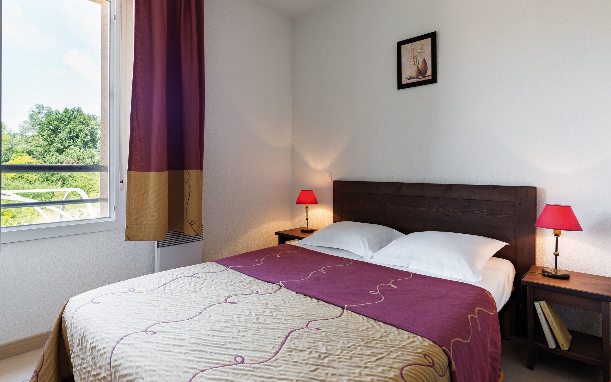 image The cozy bedroom features a Double bed.