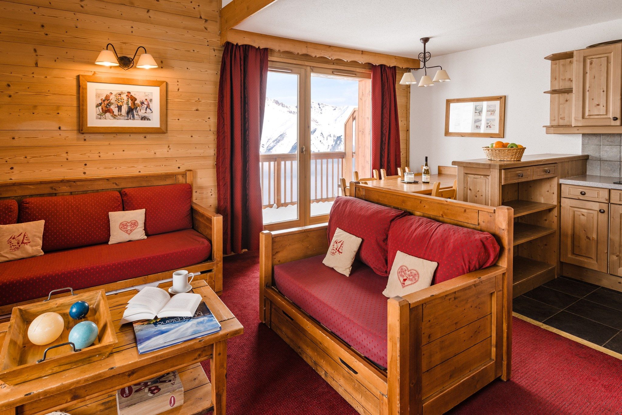 image Stay in our charming apartment by the pistes!