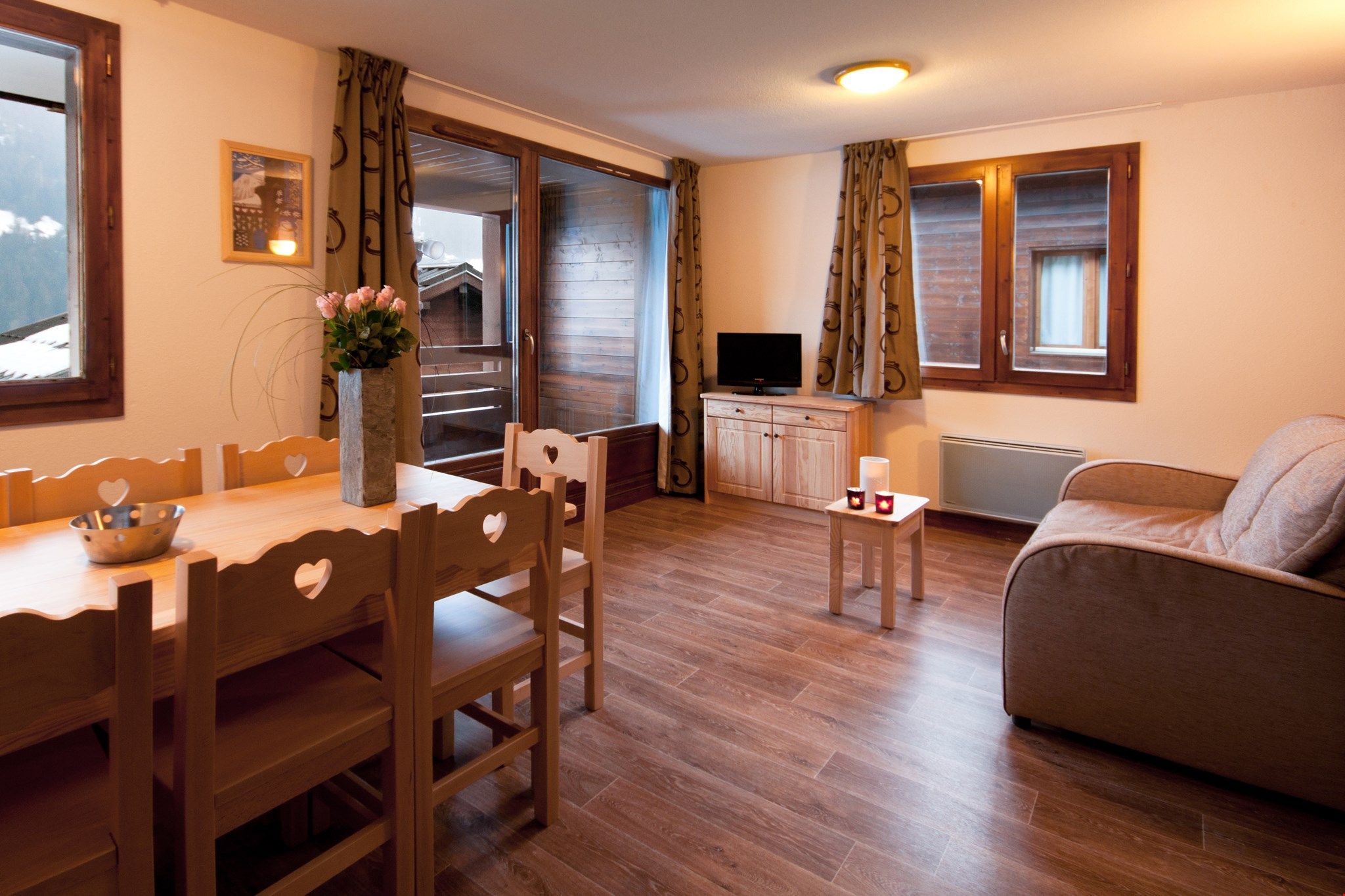 image Sit back and relax in our cozy apartment in Hauteluce!