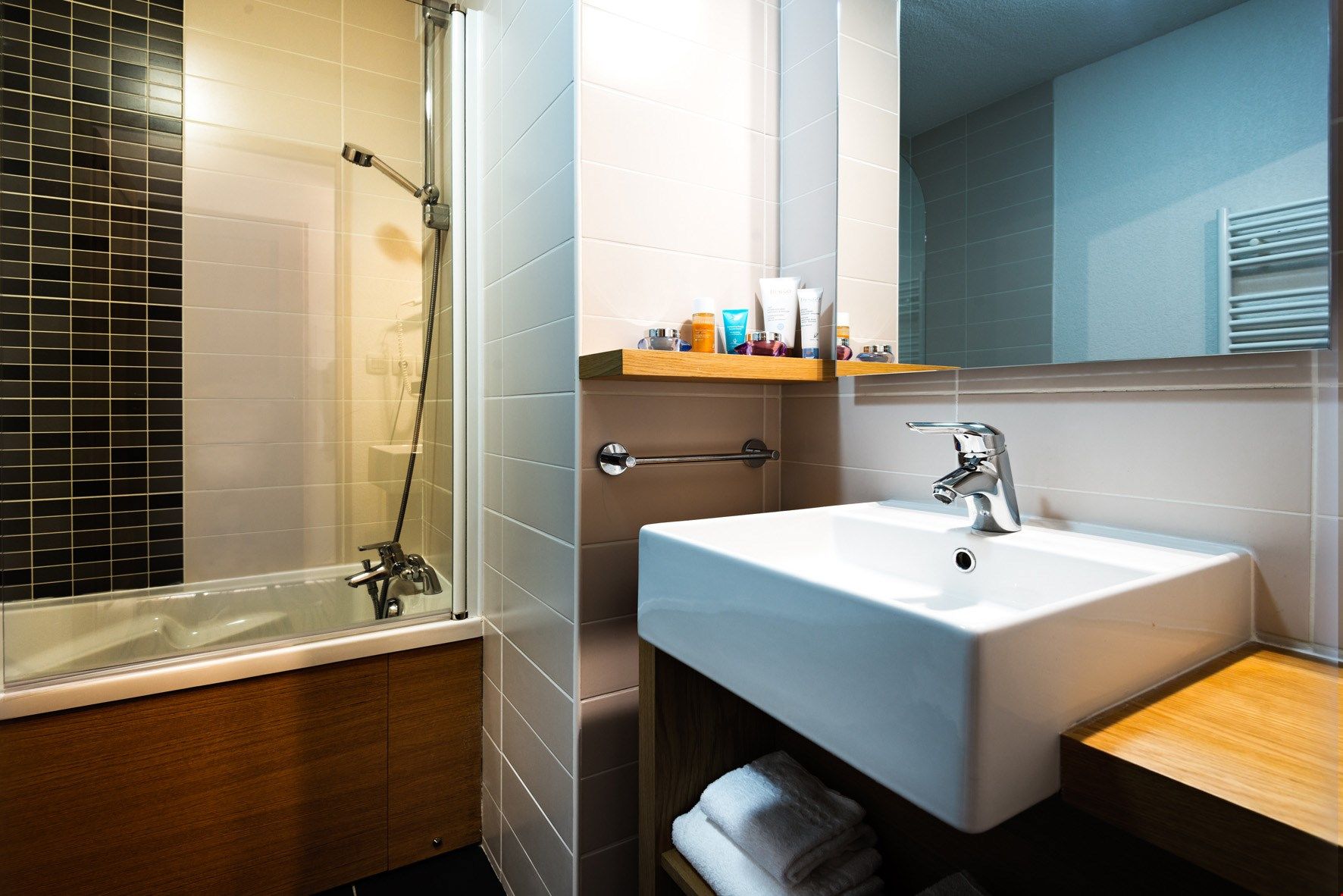 image Get ready for your day in the lovely bathroom and shower room.