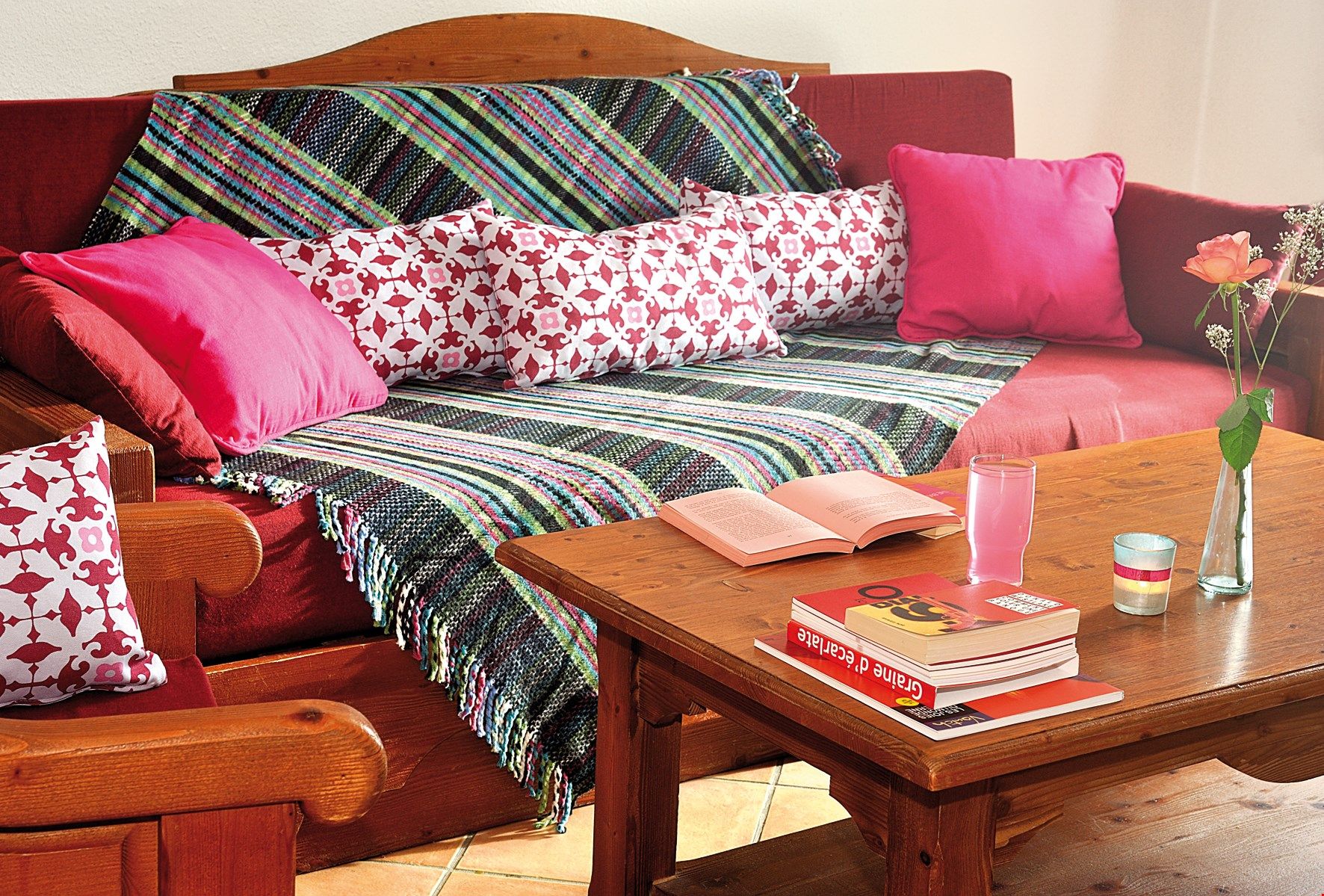 image Sink into the cozy sofa after a day exploring the area.