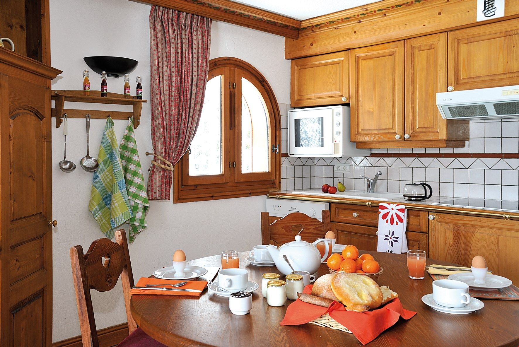 image Tuck into a great meal in your dining area.