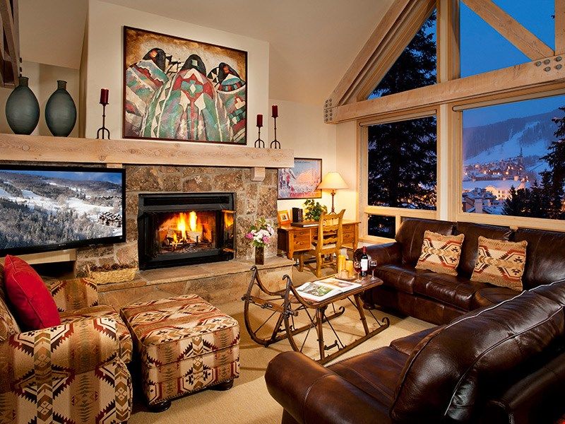 image Kick up your feet and relax in the spacious living area.