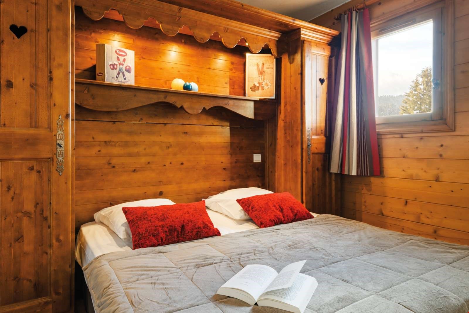 image The sleeping alcove or mezzanine may feature a variety of bedding options! Let us know what you prefer.