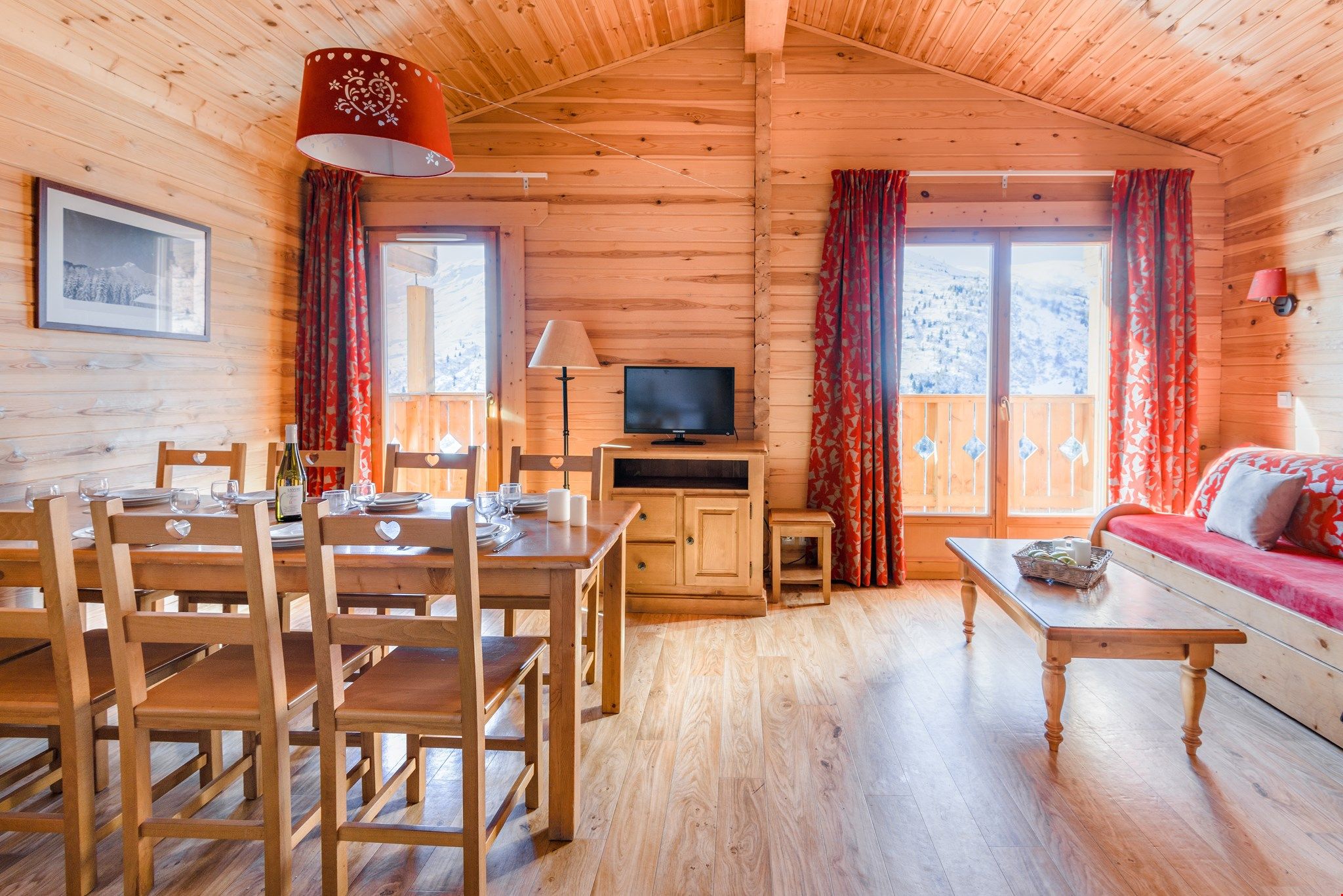 image Escape to our cozy and charming chalet by the pistes! (PLEASE NOTE that views vary).