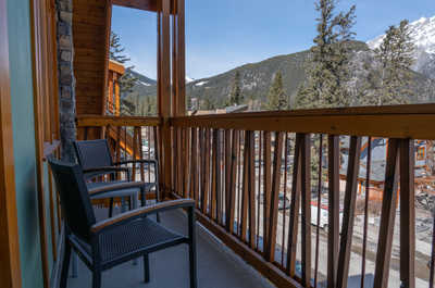Open the door and step out onto your private balcony!