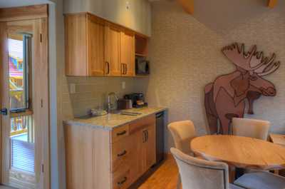 Prepare simple food in the equipped kitchenette nook with mini-fridge, microwave and sink.