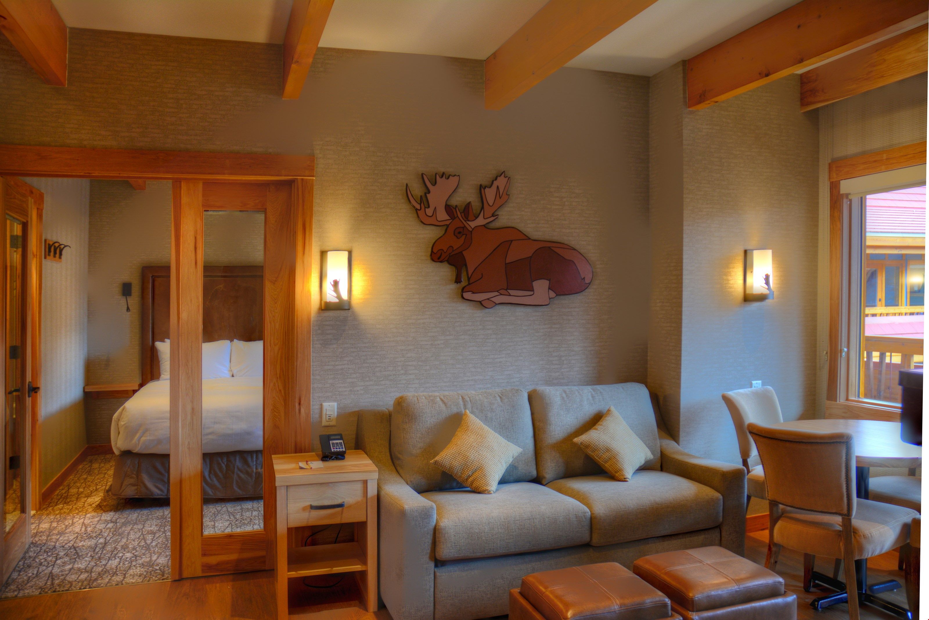 image Experience the perfect mountain retreat with friends and family in this stunning 2 bedroom rooftop suite!
